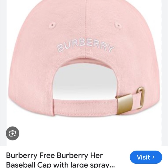 Pink Burberry Hat - Picture 8 of 8